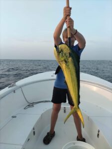 Boat captain mahi mahi fishing in Panama City Beach, FL